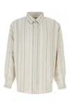 Emporio Armani White Shirt With Striped Pattern