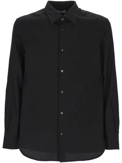 Emporio Armani Shirts In Black