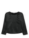 Emporio Armani Top  Woman Color Black In Black