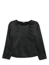 Emporio Armani Top  Woman Color Black In Black