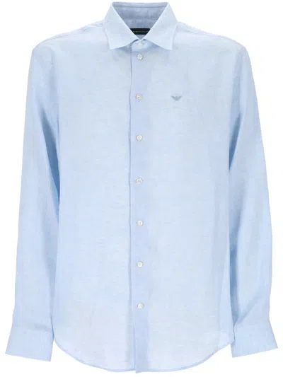 Emporio Armani Shirts In Blue