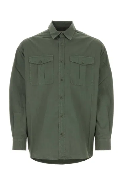 Emporio Armani Shirts In Green