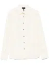 Emporio Armani Striped Shirt In Multi