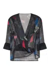 Emporio Armani Sleeveless V-neck Wrap Top