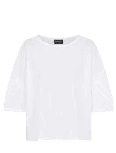 Emporio Armani Shirts In Optical White