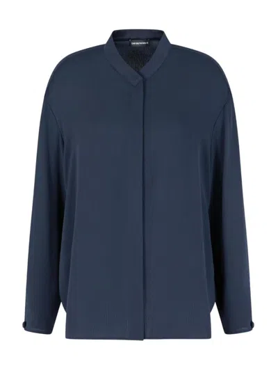 Emporio Armani Shirts In Overseas Blue