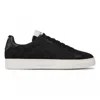 Emporio Armani Logo Printed Lace-up Sneakers In Black