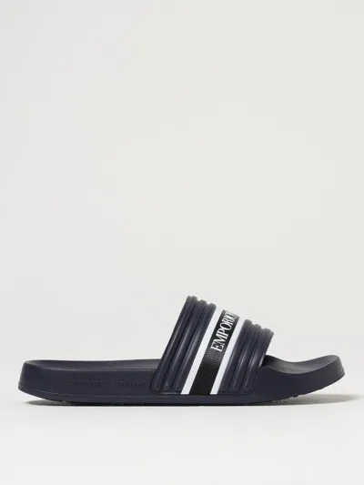 Emporio Armani Shoes  Swimwear Men Color Blue