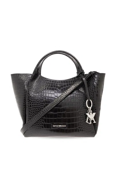 Emporio Armani Shopper Bag In Black