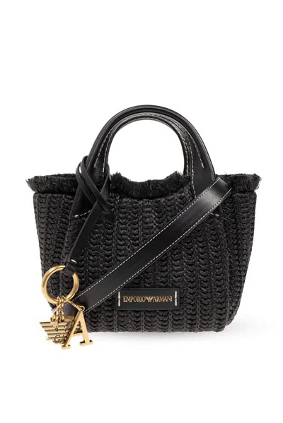 Emporio Armani Shopper Bag In Black