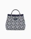 Emporio Armani Shoppers In Blue