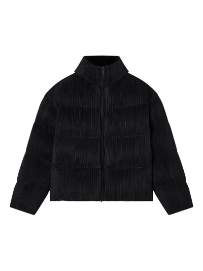 Emporio Armani Short Down Jacket In Black