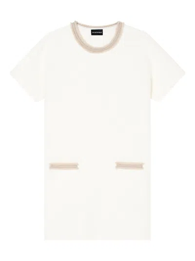 Emporio Armani Short Dress In White