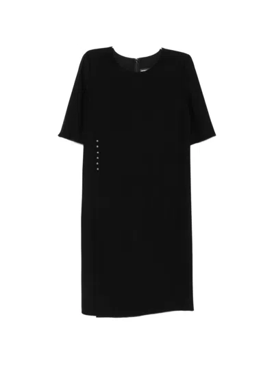 Emporio Armani Short Dress In Black