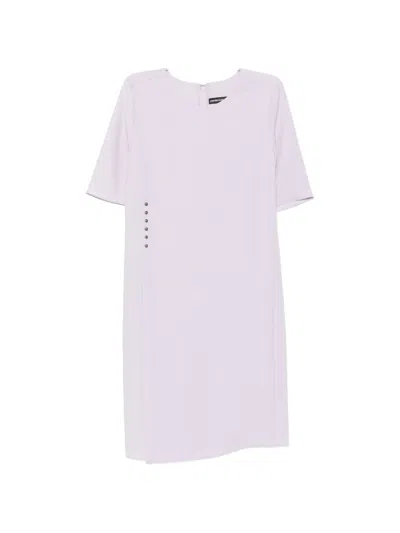 Emporio Armani Short Dress In Purple