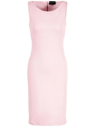 Emporio Armani Short Dress In Pink