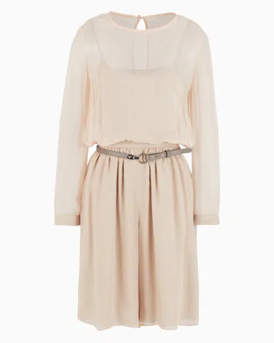 Emporio Armani Short Dresses In Neutral
