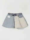 Emporio Armani Contrast-panel Denim Shorts