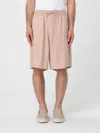 Emporio Armani Soft-touch Modal Bermuda Shorts With Peace-inspired Print