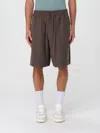 Emporio Armani Drawstring Bermuda Shorts In Printed Modal From The Peace Capsule Collection In Black