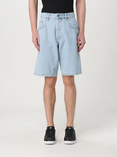 Emporio Armani Short  Men Color Blue In Blue