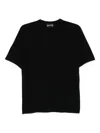 Emporio Armani Short-sleeve Crew-neck T-shirt In Black