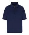Emporio Armani Short Sleeve Polo Shirt In Blue