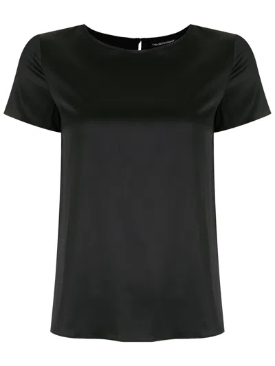 Emporio Armani Short Sleeve Shirt In Black