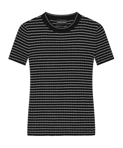 EMPORIO ARMANI SHORT SLEEVE SWEATER