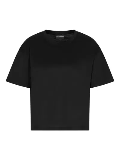 Emporio Armani Short-sleeve T-shirt In Black