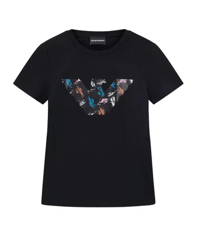 Emporio Armani Short Sleeve T-shirt In Black