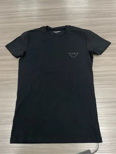 Emporio Armani Short Sleeve T-shirt In Black