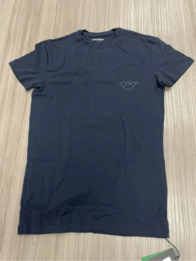Emporio Armani Short Sleeve T-shirt In Blue