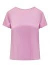 Emporio Armani Short Sleeve T-shirt In Pink