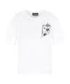 Emporio Armani Graphic-print T-shirt In White