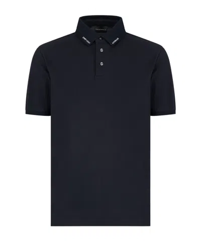 EMPORIO ARMANI EMPORIO ARMANI POLO SHIRT WITH LOGO COLLAR