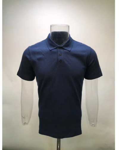 Emporio Armani Short-sleeved Polo Shirt In Black