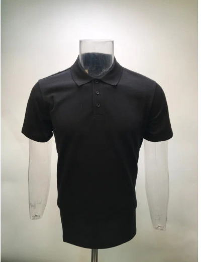 Emporio Armani Short-sleeved Polo Shirt In Black