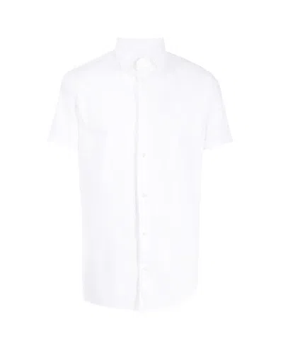 EMPORIO ARMANI SHORT-SLEEVED POPLIN SHIRT