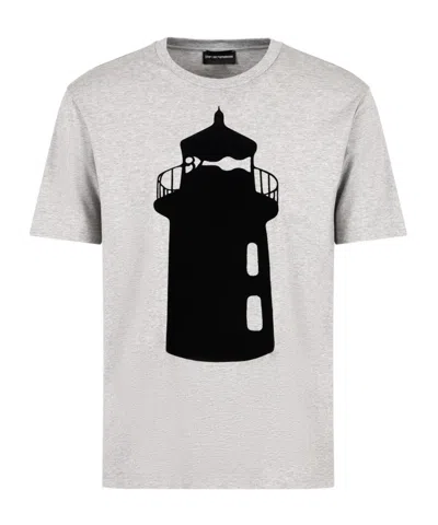 Emporio Armani Short-sleeved T-shirt In White