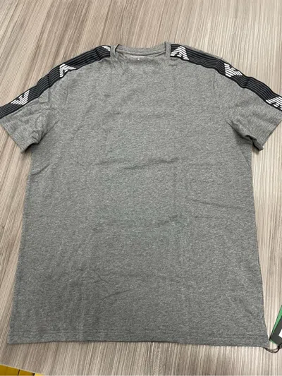 Emporio Armani Short-sleeved T-shirt In Gray