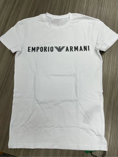 Emporio Armani Short-sleeved T-shirt In Gray
