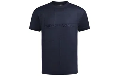 Emporio Armani Short-sleeved T-shirt In Black