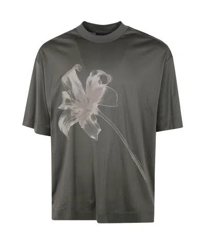 Emporio Armani Short-sleeved T-shirt In Black