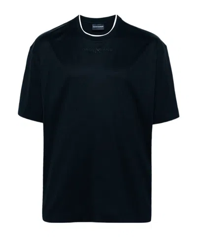 Emporio Armani Short-sleeved T-shirt In Black