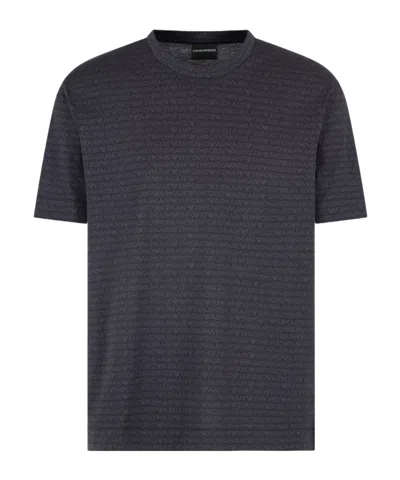 Emporio Armani Short-sleeved T-shirt In Black