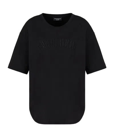 EMPORIO ARMANI LOGO-EMBROIDERED T-SHIRT