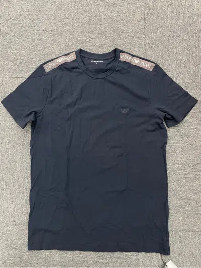 Emporio Armani Short-sleeved T-shirt In Black