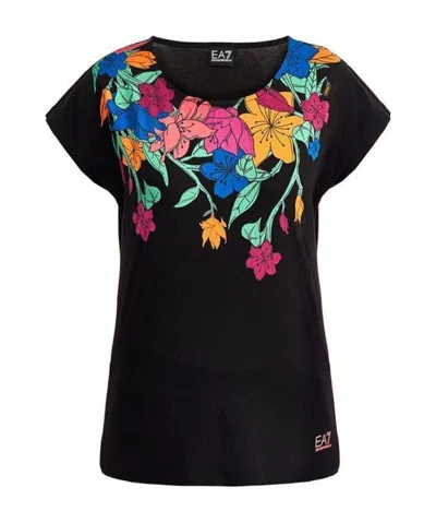 Emporio Armani Short-sleeved T-shirt In Black