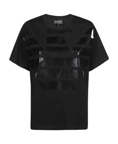 Emporio Armani Short-sleeved T-shirt In Black